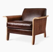 Load image into Gallery viewer, Lodge Chair Saddle Brown