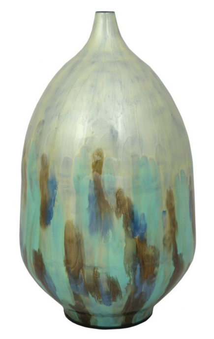 Lrg Azurite Vase