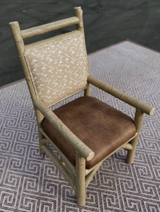 Custom Rustic Dining Chairs W/Arms