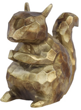 Load image into Gallery viewer, Golden Squirrel Sculpture