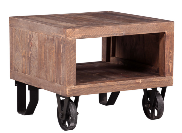 Stonemill (with wheels) End Table