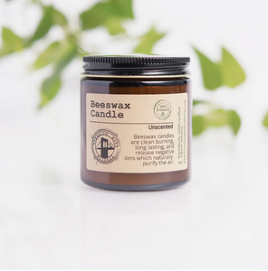 Organic Beeswax Candle Unscented