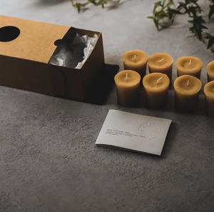Organic Beeswax Votive