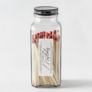 Glass Jar with Matches