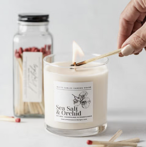 Glass Jar with Matches