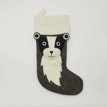 Load image into Gallery viewer, Billy Badger Stocking, Christmas