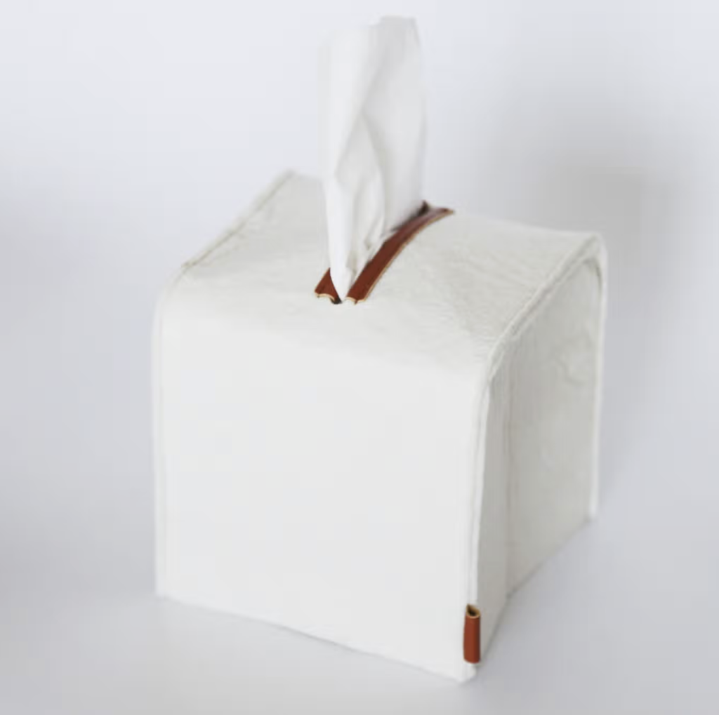 Tissue Box Cover w/Trim