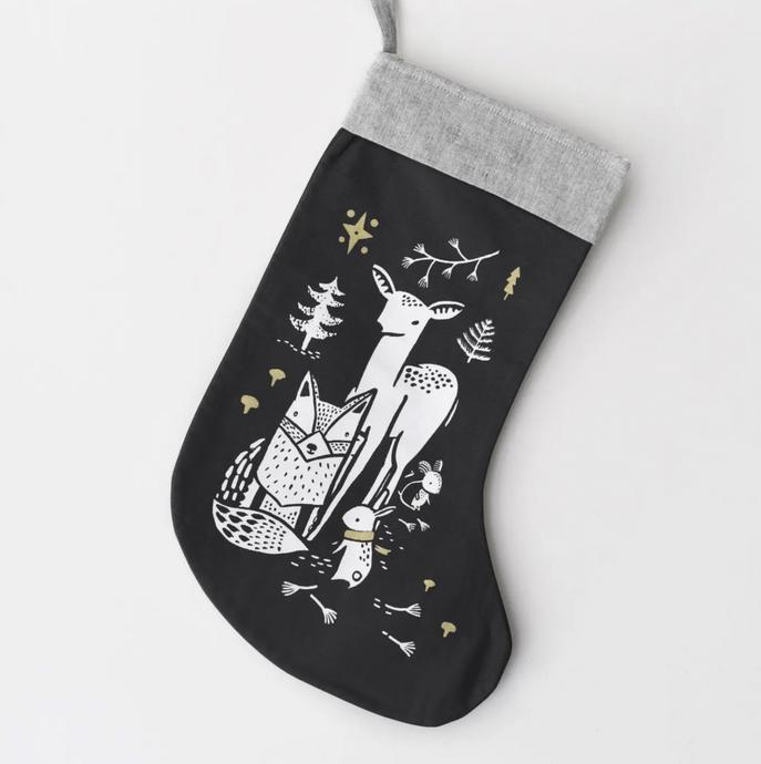 Deer and Friends Xmas Stocking
