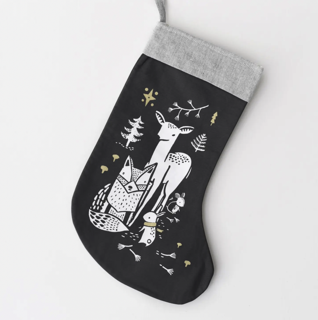 Deer and Friends Xmas Stocking