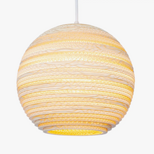 Load image into Gallery viewer, Scraplights Moon Handcrafted Pendant Light