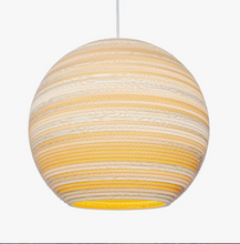 Load image into Gallery viewer, Scraplights Moon Handcrafted Pendant Light