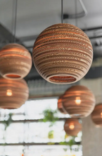 Load image into Gallery viewer, Scraplights Moon Handcrafted Pendant Light