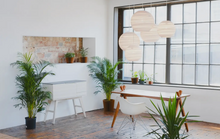 Load image into Gallery viewer, Scraplights Moon Handcrafted Pendant Light