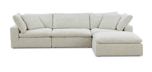 Clay Modular Sectional NeverFear Fabric