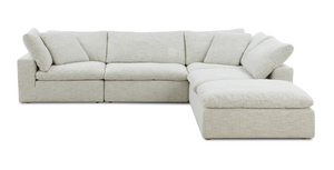 Clay Modular Sectional NeverFear Fabric